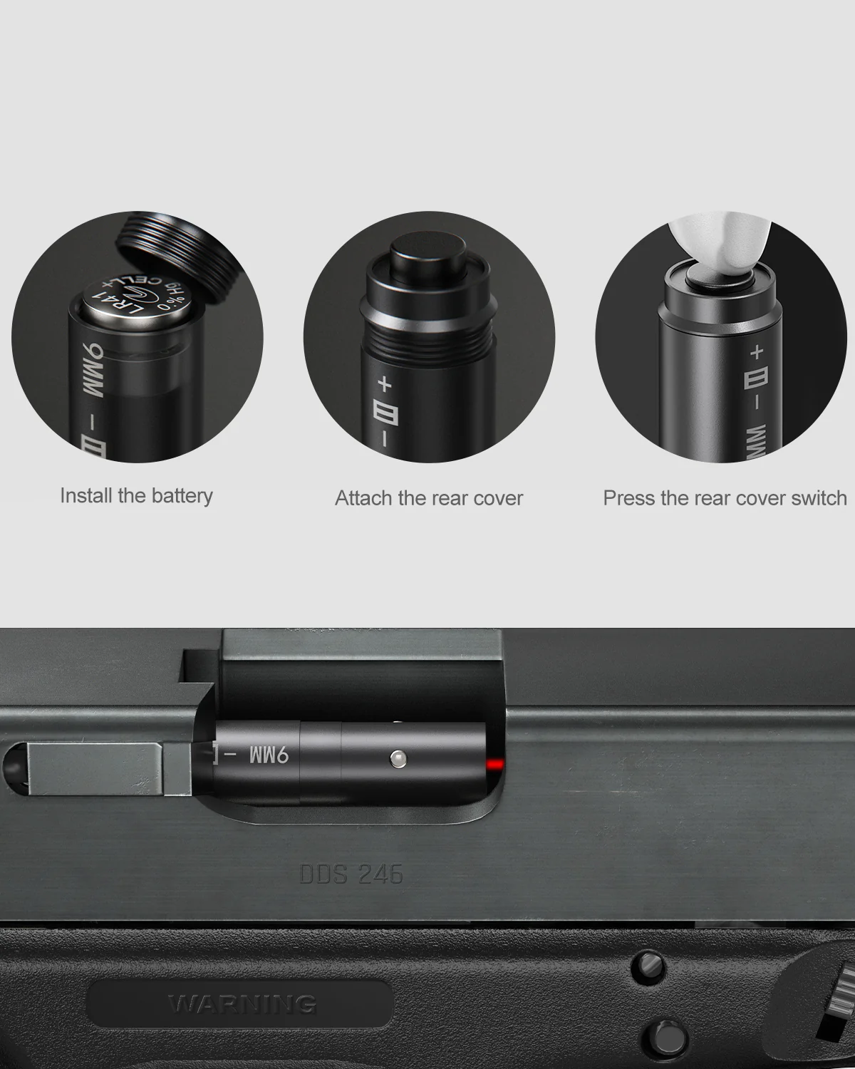 Feyachi 9mm Laser Boresighter