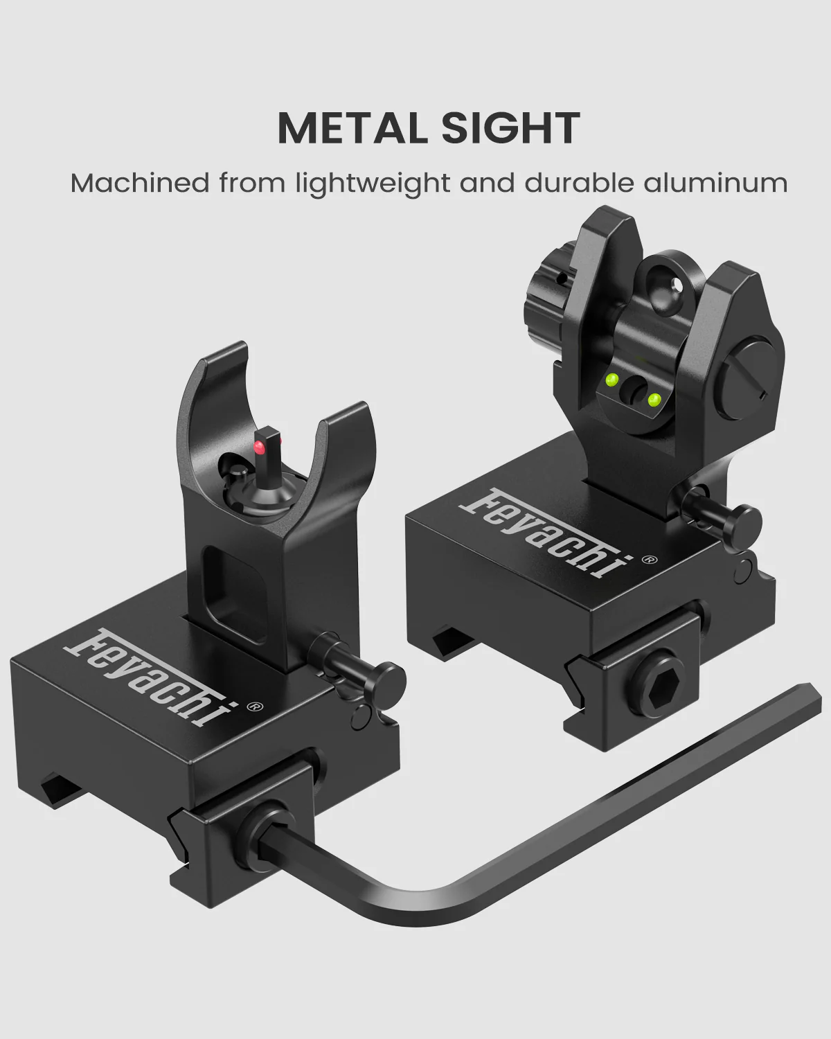 Feyachi S48 Fiber Optic Iron Sights