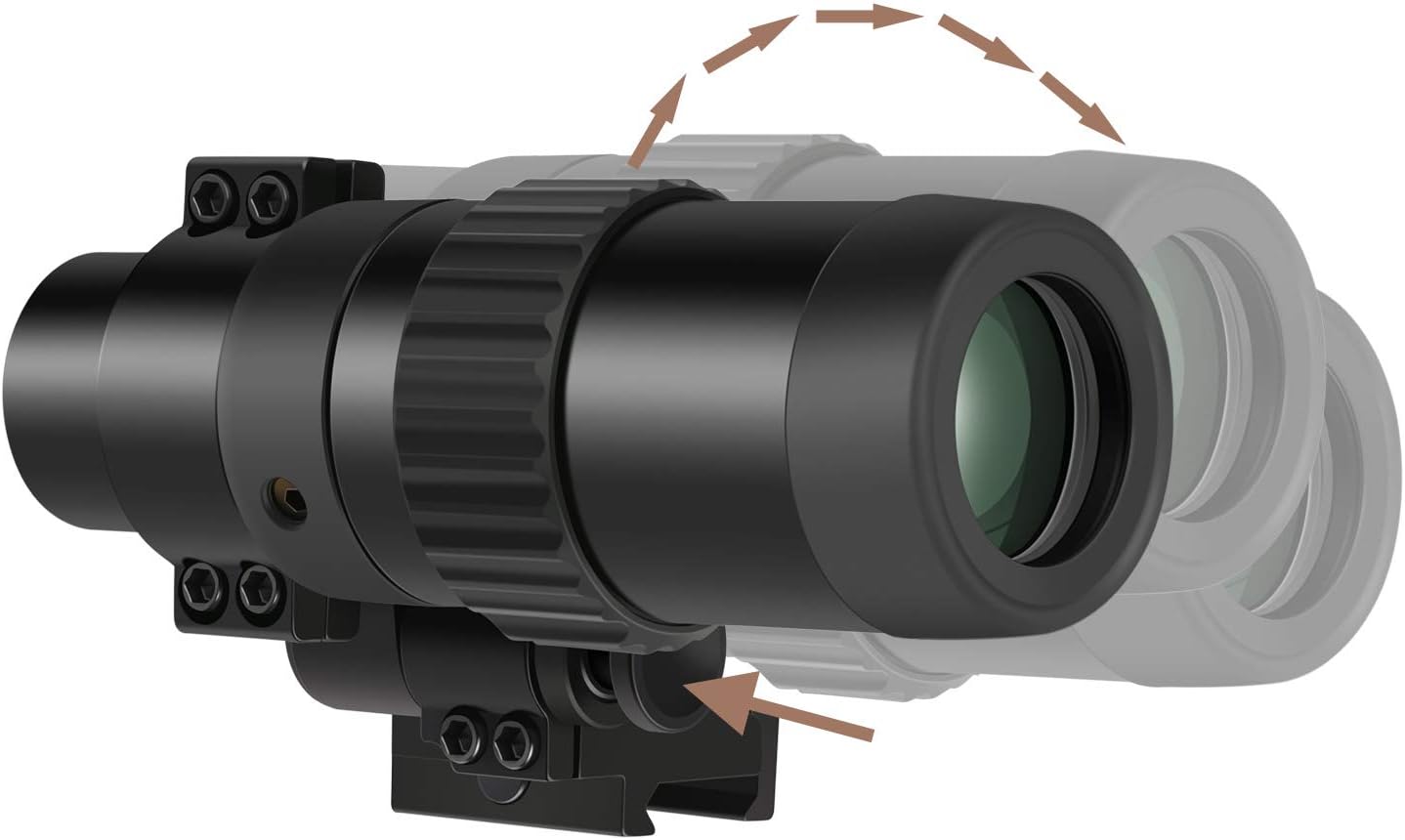 Feyachi M36 Red Dot Magnifier - Flip to Side Optics