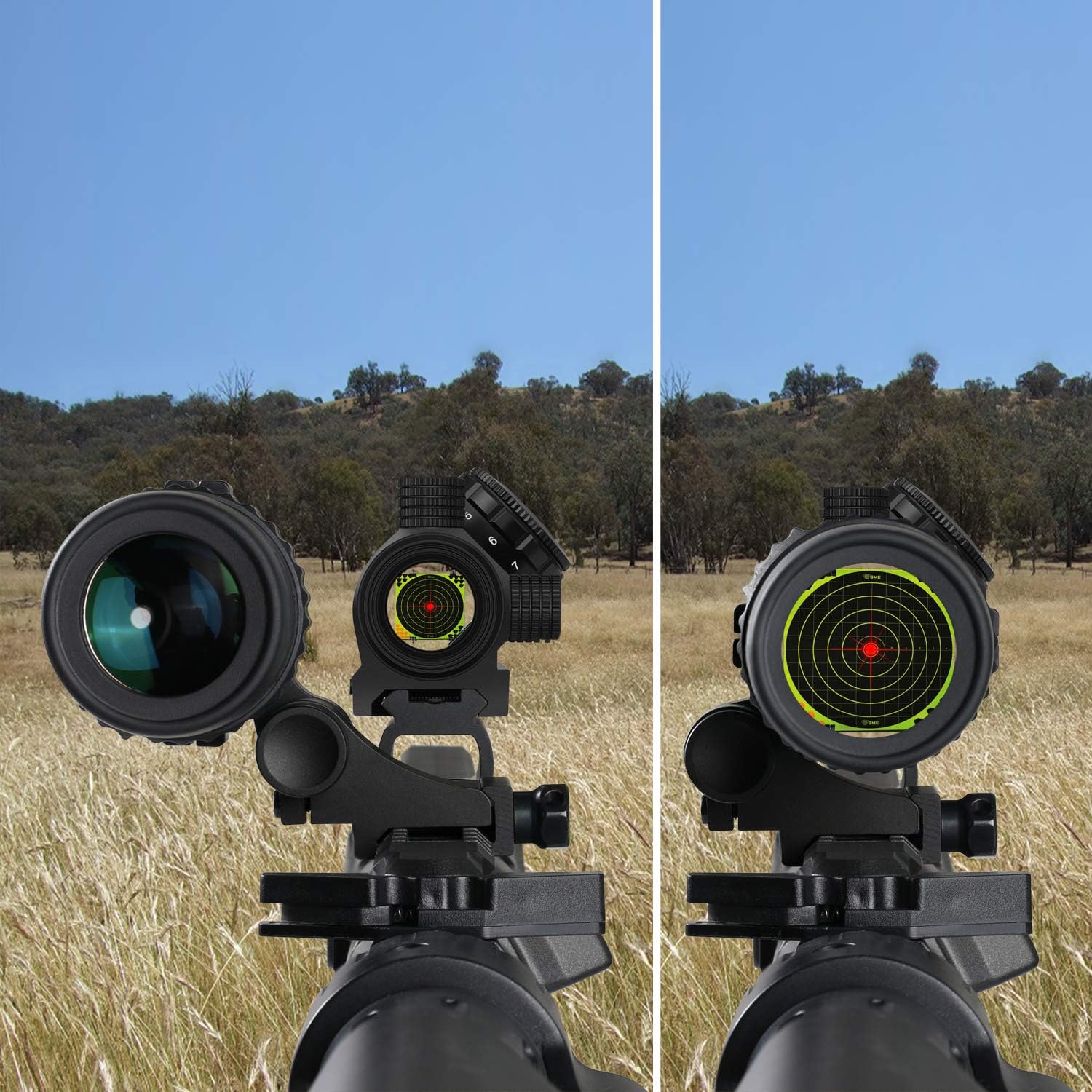 Feyachi M36 Red Dot Magnifier - Flip to Side Optics